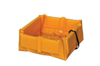 Justrite T8003FS 2’x4’x6”, 30 Gallon Capacity, Folding Spill Containment Berm, Quik-Deploy™ SpillNEST™, Yellow