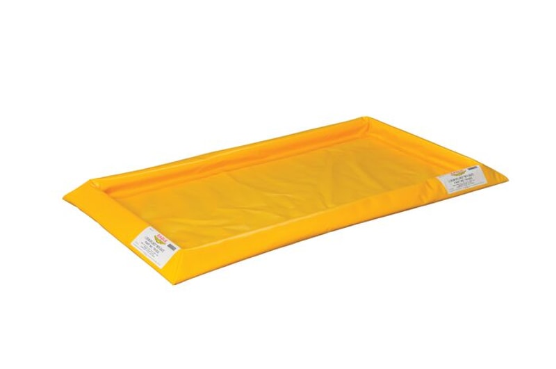 Justrite T8102 2 Drum, 15 Gallon Capacity, Spill Containment Berm, SpillNEST™, Yellow