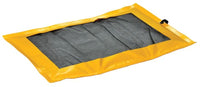 Justrite T8341 24in by 36in, 2 Gallon Spill Capacity, Drip Pad, SpillNEST™, Yellow