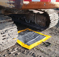 Justrite T8360 3’x3’, 4 Gallon Spill Capacity, XT Off-Road Drip Pad with Grommets, SpillNEST™
