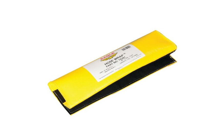 Justrite T8383 Hose Wrap that fits 6” to 8” hose, DripNEST™, Yellow Spill Control