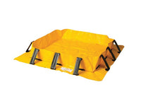Justrite T8401 4’ by 4' by 8”, 80 Gallon Spill Capacity, Spill Berm, Talon™, Yellow
