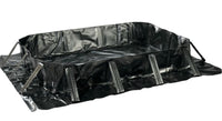 Justrite T8421 4’ by 4’, 80 Gallon Spill Capacity, SX Berm, Talon™, Black