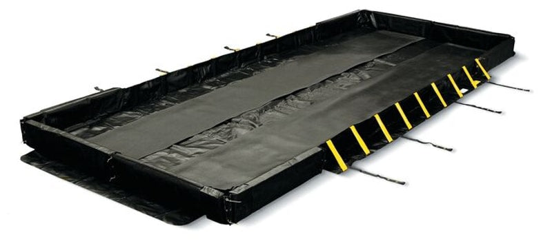 Justrite T8430 12' by 12' by 1’, 1077 Gallon Spill Capacity, SX Berm, Talon™, Black