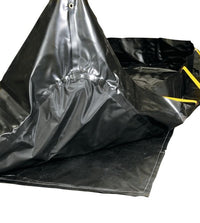 Justrite T8439GP Fits 15' by 50' Berm, Ground Tarp for Berm, Talon™, Black