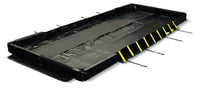 Justrite T8430DR 12' by 18' by 1', 1615 Gallon Spill Capacity, Drive-In and Drive-Out Berm, Talon™, Black - T8430D