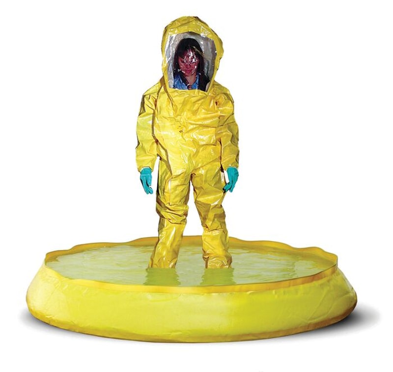 Justrite T8612 150 Gallon Capacity, Containment Pool, SpillNEST™, Yellow