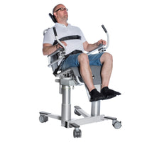 TR Equipment TR-1000 Height-Adjustable Shower Chair for Clinical and Assisted Patient Hygiene