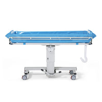TR Equipment TR-2000 Mod 21 Hydraulic Height-Adjustable Shower Trolley for Clinical Patient Hygiene