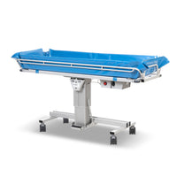 TR Equipment TR-3000 Mod 21 Electric Height-Adjustable Shower Trolley for Clinical Assisted Bathing