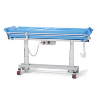 TR Equipment TR-3200 Full Electric Height and Tilt Shower Trolley for Enhanced Clinical Hygiene Care