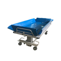 TR Equipment TR-4000-W Atlas Wide Bariatric Shower Trolley – Extra-Wide 42" Surface for Patient Hygiene