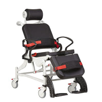 TR Equipment Rebotec Phoenix Reclining Mobile Shower Commode Chair - Precision-Engineered Tilting Hygiene System