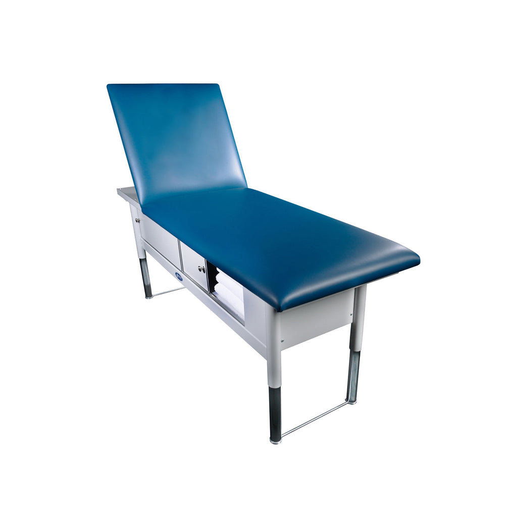 Tri W-G Treatment Table, Motorized Hi-Lo, Raised Back, 28" x 80", 220V, int crate extra — for Treatment and Examination Rooms