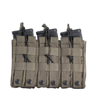 HighCom Scorpion Triple Open Top M4 Mag Pouch | Tactical 1000D CORDURA® 3-Magazine MOLLE Carrier