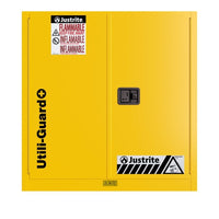 Justrite U893020 Utili Guard Flammable Cabinet Self Close, 30 Gallon