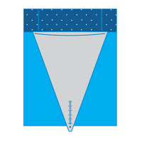 SUBMED Underbuttocks Drape with Fluid Collection Pouch - 80 × 120 cm (31.5 × 47.2 in)