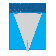 SUBMED Underbuttocks Drape with Fluid Collection Pouch – 80 × 120 cm (31.5 × 47.2 in)