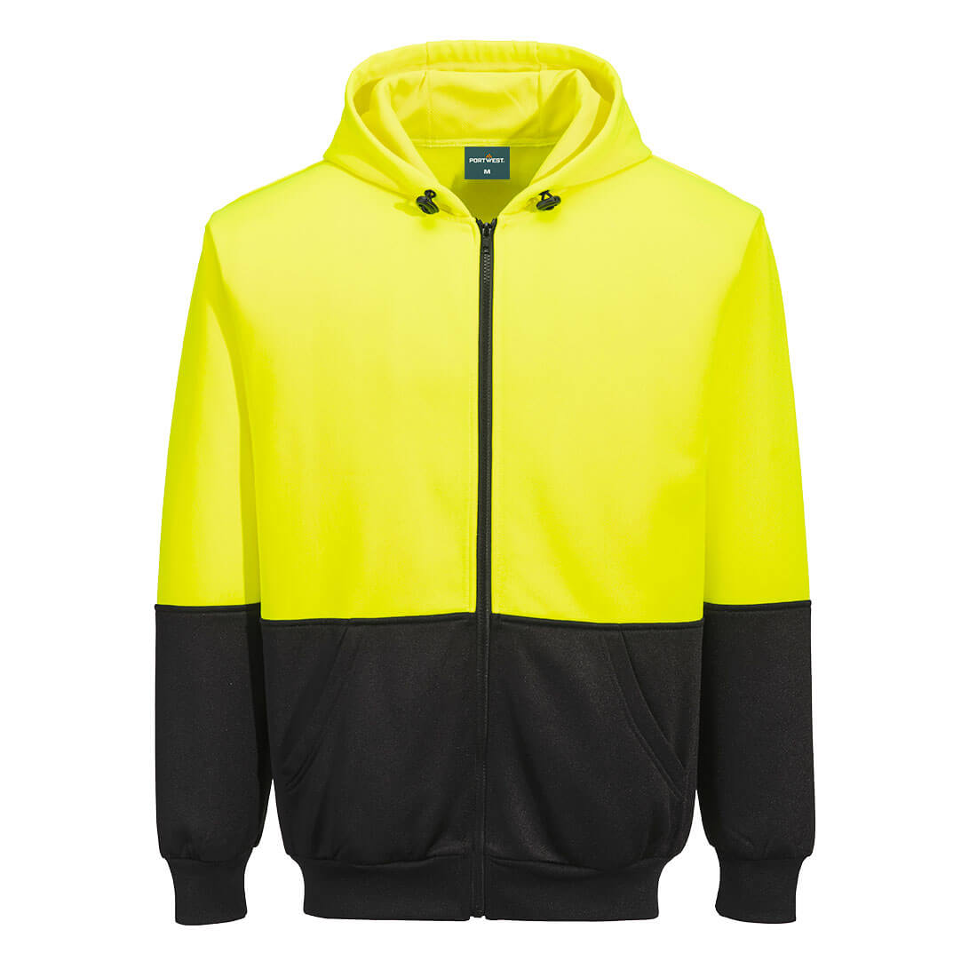 Portwest UB327 Hi-Vis Two-Tone Zip Hoodie