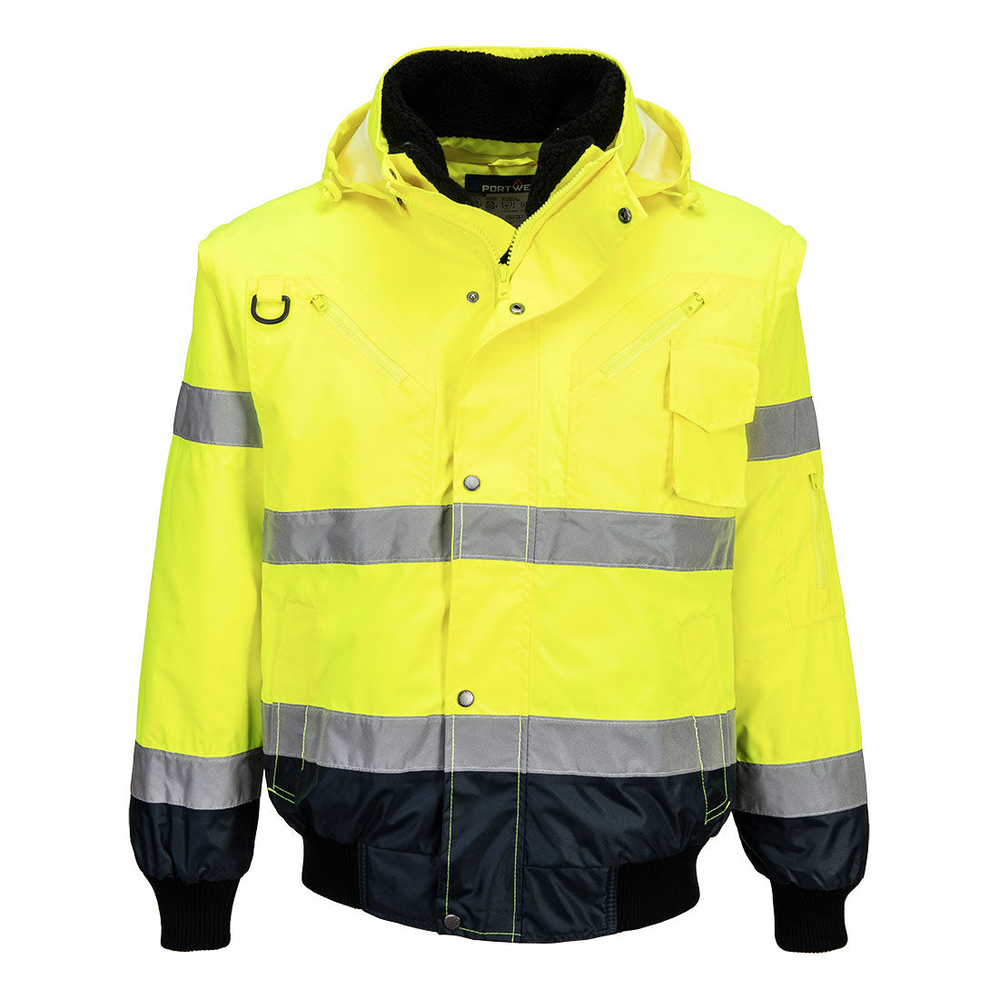 Portwest UC465 Hi-Vis 3-in-1 Bomber Jacket