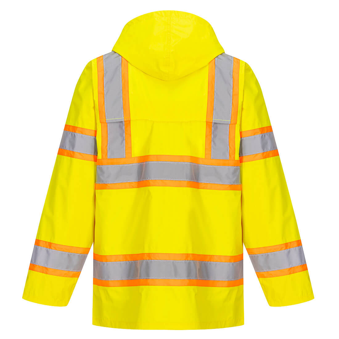 Portwest UH400 Hi-Vis Contrast Tape Rain Jacket