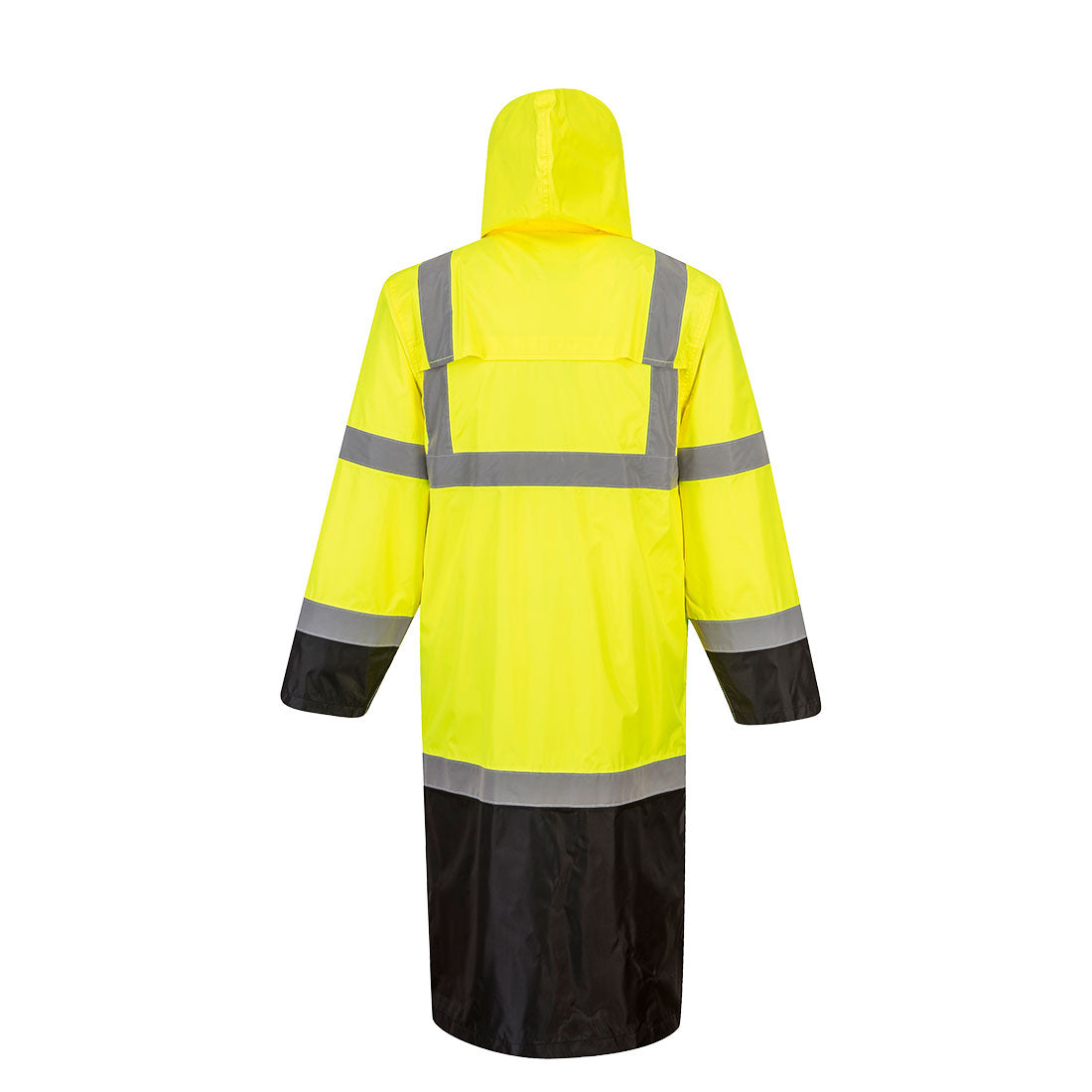 Portwest UH446 Hi-Vis Contrast Rain Coat 48"