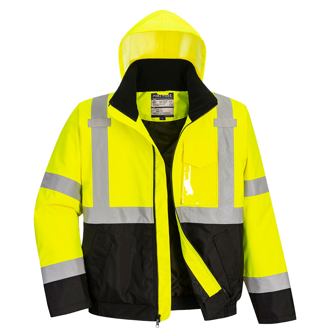 Portwest US363 Hi-Vis Contrast Winter Bomber Jacket