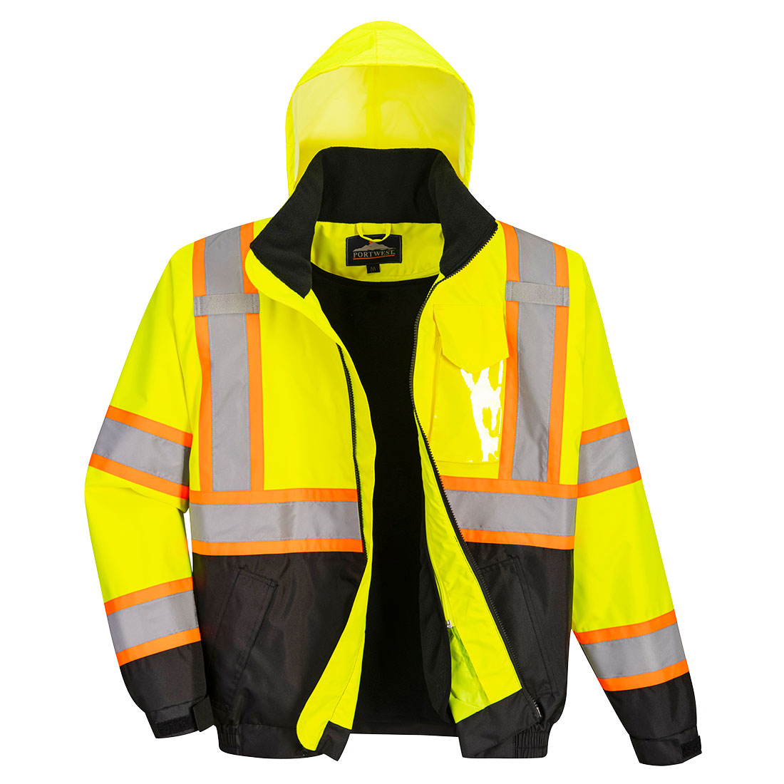 Portwest US367 Hi-Vis 2-in-1 Bomber Jacket