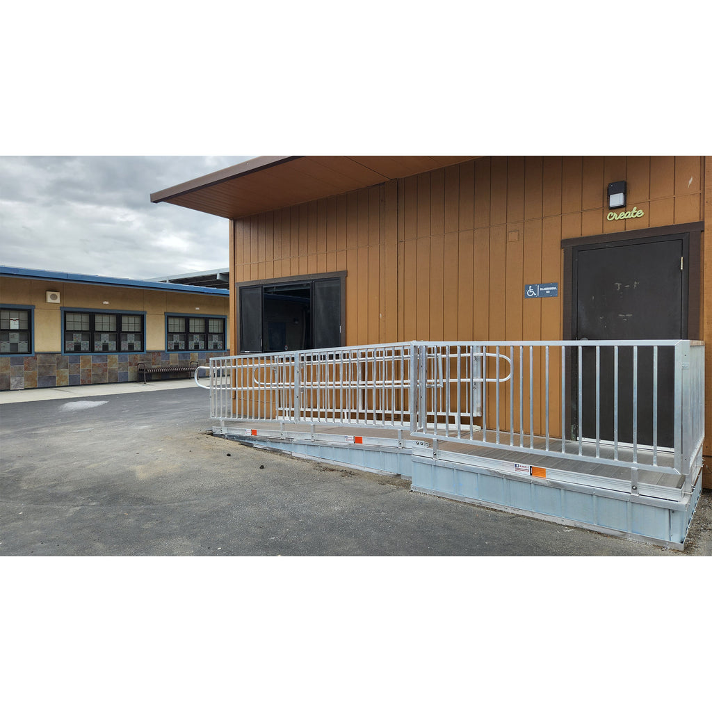 Rampit USA United Series 54" Wide Commercial Aluminum Wheelchair Ramp