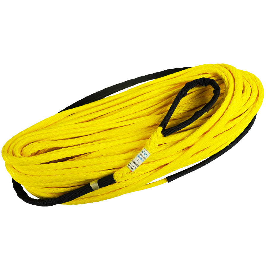 All Gear Super Swift Line 12-Strand HMPE Rope with Husky Urethane Coating – High-Strength Ultra-Low Stretch Utility Rigging Line (Per Foot)