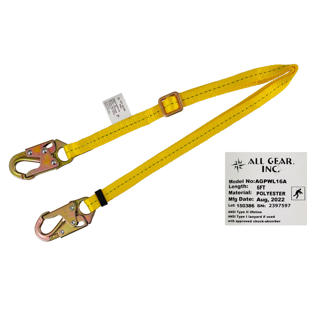All Gear Extremely Durable 1" Polyester Webbing Lanyard