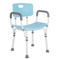 Rhythm Healthcare Premium Shower Chair with Back and Padded Arms