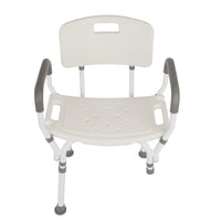 Rhythm Healthcare Premium Shower Chair with Back and Padded Arms