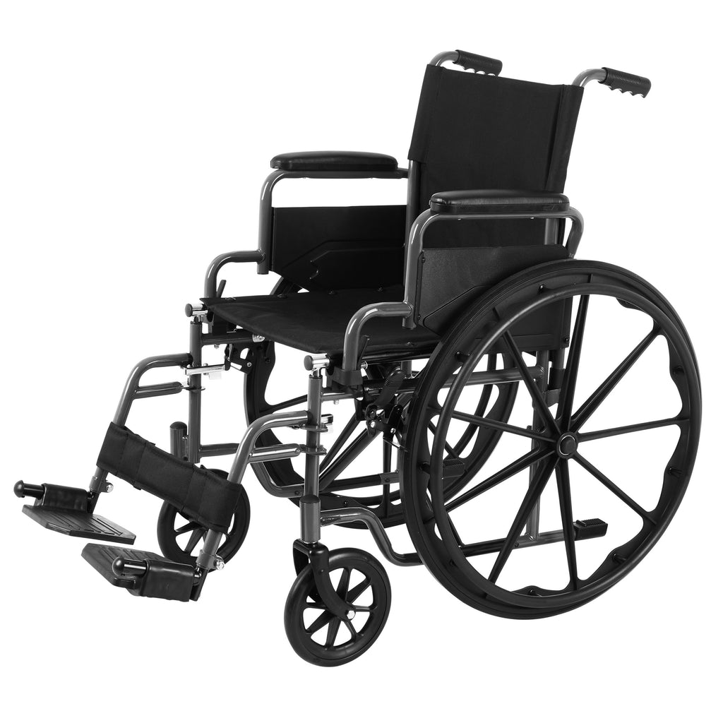 Rhythm Healthcare Flow K1 Manual Wheelchair | Heavy-Duty Fleet Mobility System
