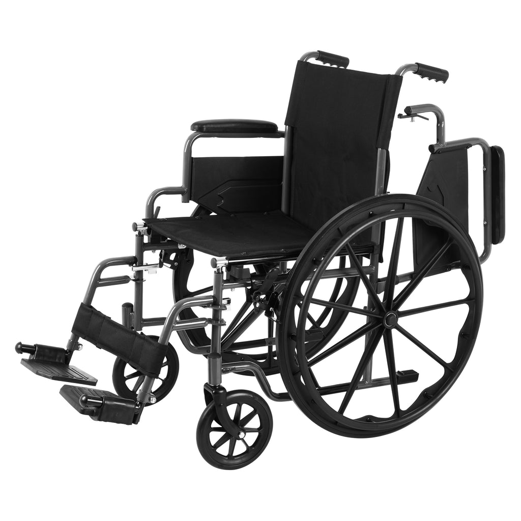 Rhythm Healthcare Flow K1 Manual Wheelchair | Heavy-Duty Fleet Mobility System