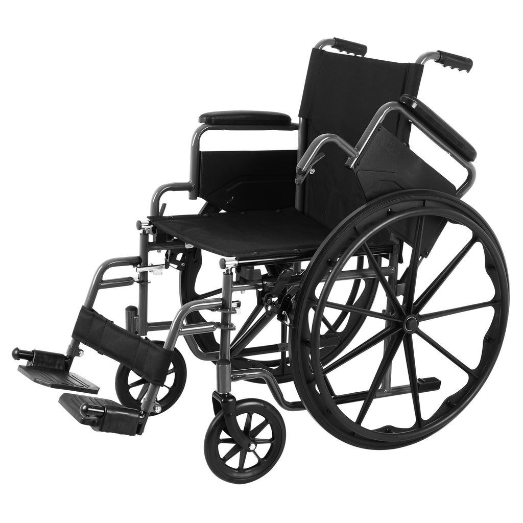 Rhythm Healthcare Flow K1 Manual Wheelchair | Heavy-Duty Fleet Mobility System