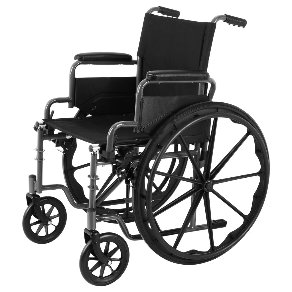Rhythm Healthcare Flow K1 Manual Wheelchair | Heavy-Duty Fleet Mobility System