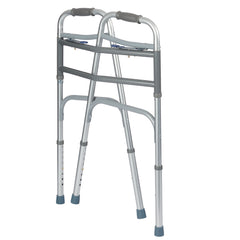 Rhythm Healthcare Bariatric Extra Wide Two Button Folding Walker without Wheels