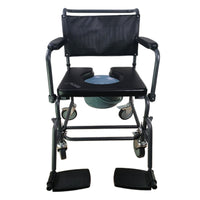 MOBB Padded Steel Commode Chair with Wheels II