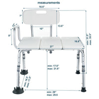 MOBB Transfer Bath Bench with Curtain Control