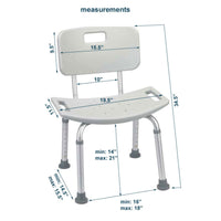 MOBB Bath Chair with Back Rest