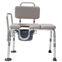 MOBB Padded Transfer Commode Chair