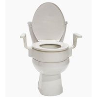 MOBB 4" Elongated Raised Toilet Seat with New Handles