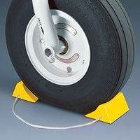 Checkers AC200 Aviation Wheel Chocks – Lightweight Polyurethane for Small Aircraft
