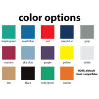 CanDo Mat with Handle - Center Fold - 2" EnviroSafe Foam with Cover - 4' x 4' - Specify Color — for Exercise and Therapy Floor Work