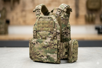 Legacy Safety and Security Laser Cut MOLLE Lightweight Armor Carrier Vest | 11x14 MultiCam Armor Platform