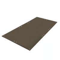 Checkers 4' x 8' VersaMAT® Ground Protection Mat, One Smooth Side, 95 Ton Capacity, Black