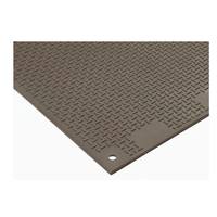 Checkers 4' x 8' VersaMAT® Ground Protection Mat, One Smooth Side, 95 Ton Capacity, Black