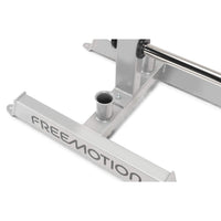 Freemotion Weight Plate and Bar Storage Rack – Compact Dual Bar and 6-Horn Weight Tree for Commercial Facilities