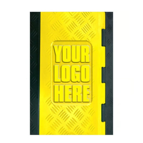 Checkers Kit 2, 5-Channel Yellow Jacket® AMS® Modular Accessibility Ramp System, ADA Cable Protector for 1" Lines